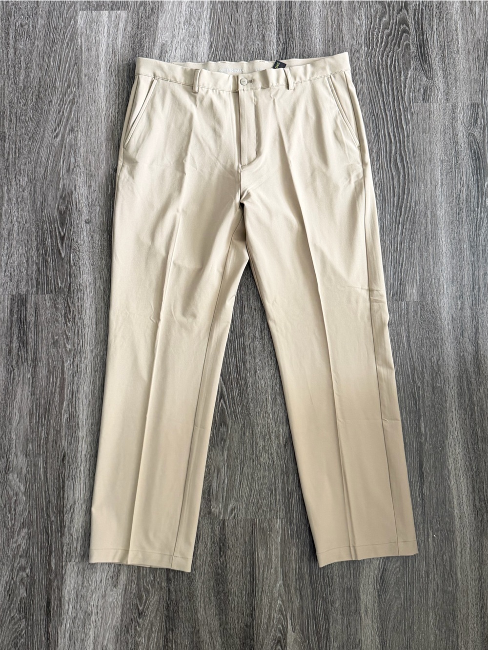 Greg Norman Collection Cream Wide-Leg Trousers